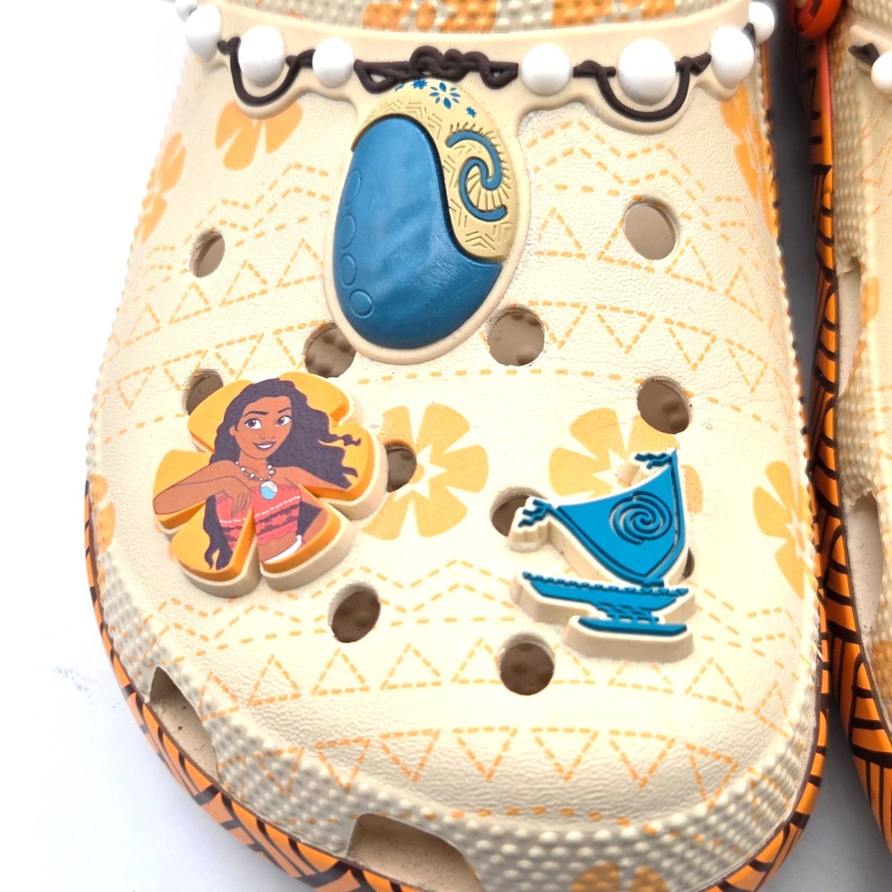Disney Moana Classic Crocs Clogs Kids Size‎ J6 - Picture 5 of 8